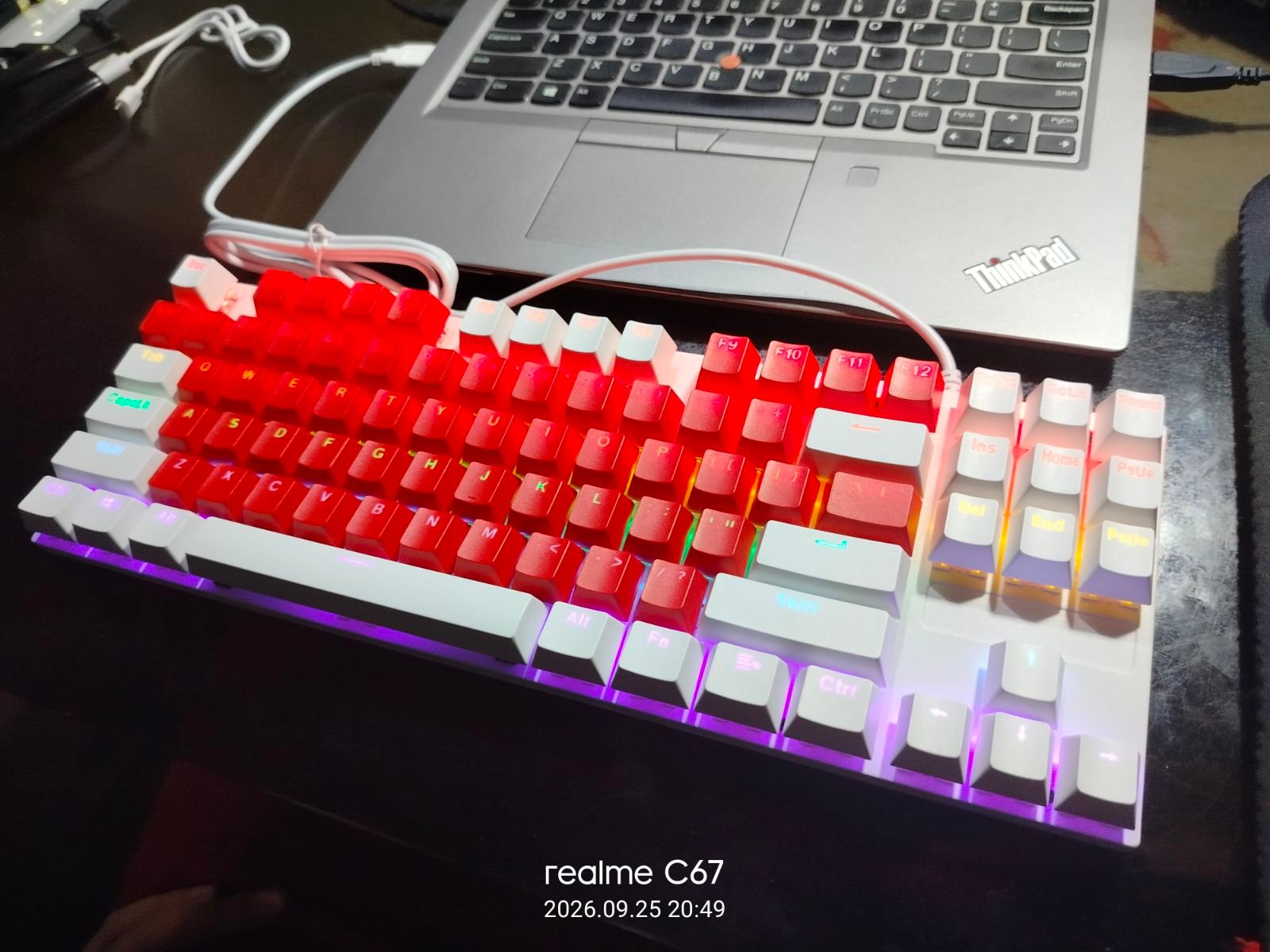 Red and White TKL